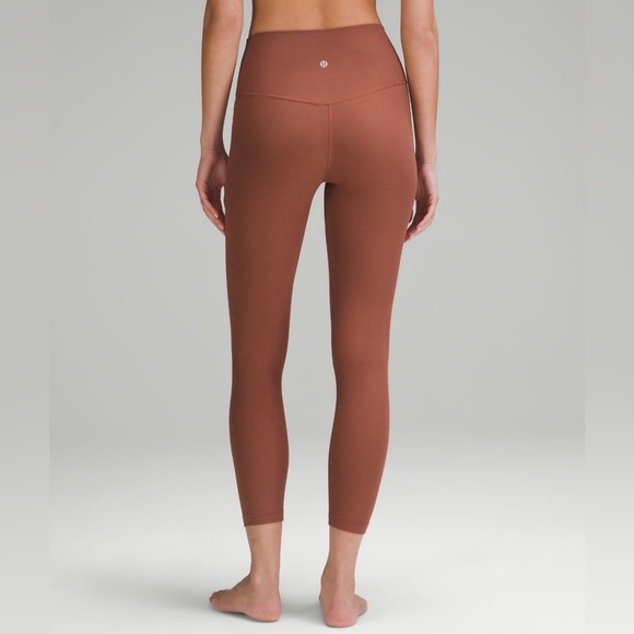lululemon athletica Pants - Lululemon Align 25” Ribbed High Rise Pant Ancient Copper Sz 6